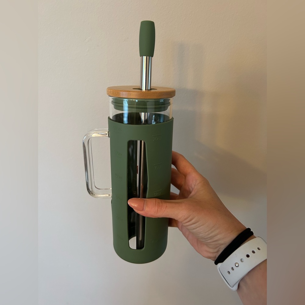 Glass Water Bottle